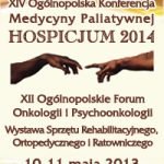 Ogólnopolska Konferencja Medycyny Palitywnej Hospicjum 2014